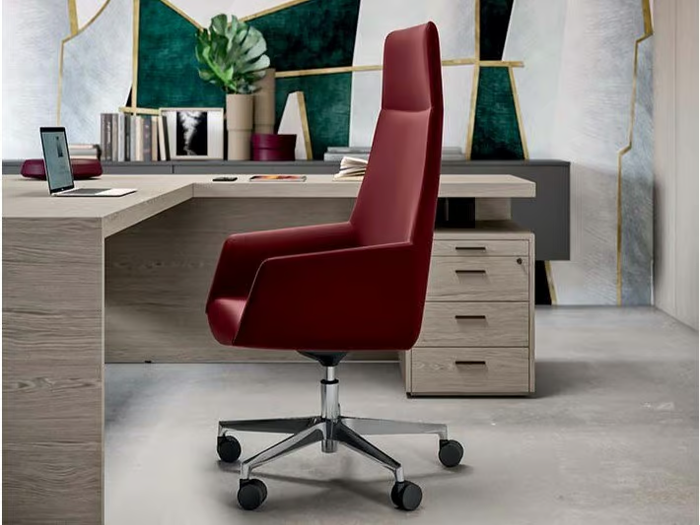 DUNE - Swivel executive chair with castors _ Quadrifoglio Group